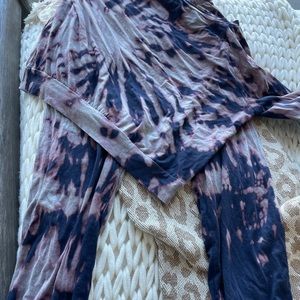 Custom tie dyed sweat suit